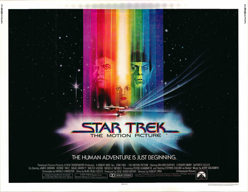 star trek 1979 one sheet poster rolled